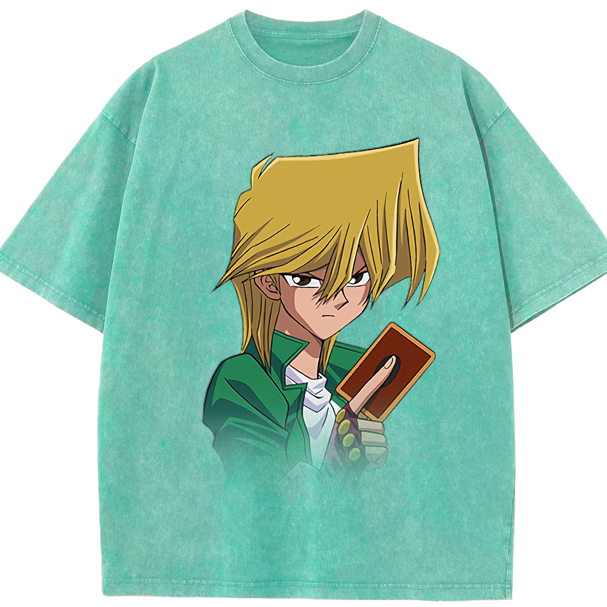 （画像用） 遊☆戯☆王 Yu-Gi-Oh! 綿100% ヴィンテージ風 半袖Tシャツ（フロントプリント）